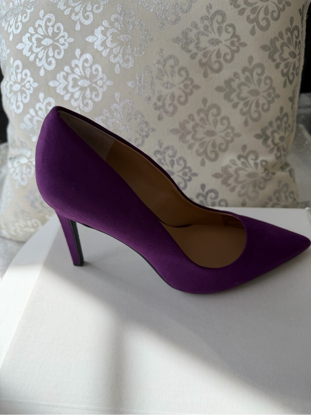 INC International Concepts Violet Pointed-Toe Stiletto Pump
